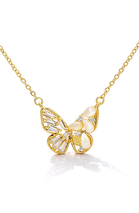 Butterfly Pendant Necklace