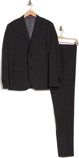 Tonal Plaid Suit