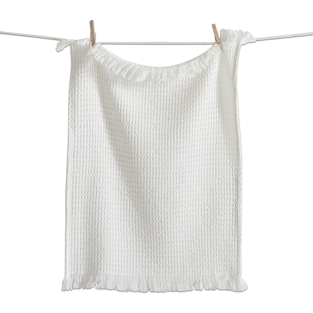 Tag Taana Natural Cotton Waffle Weave Dishtowel In Neutral