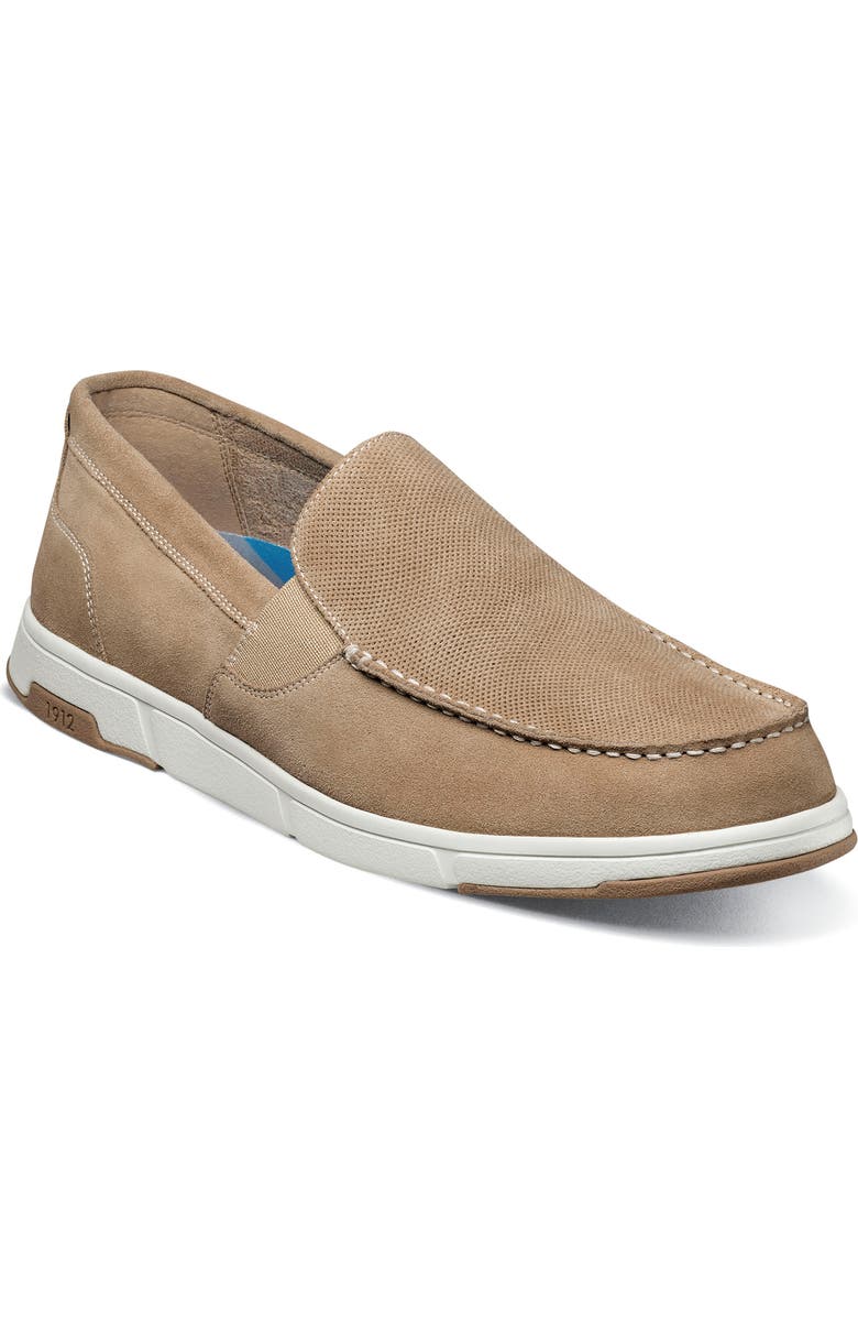 NUNN BUSH Luca Moc Toe Loafer, Main, color, Stone