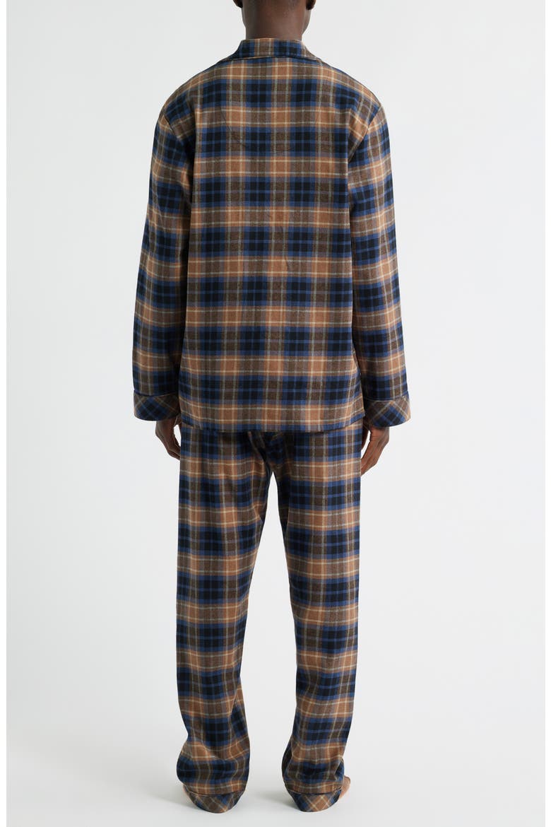 Time Out Flannel Pajamas, Alternate, color, SIENNA