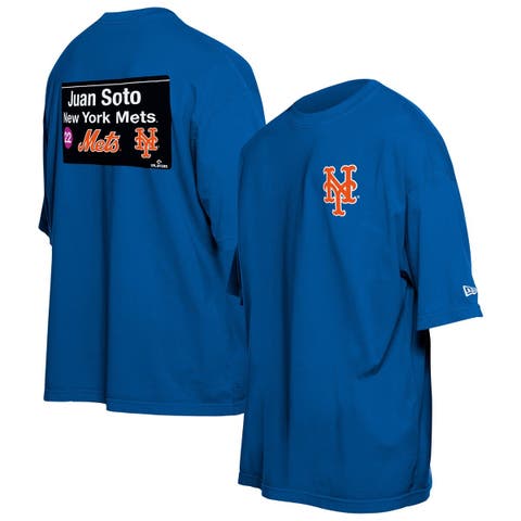 Men's New Era Juan Soto Blue New York Mets Sign Player T-Shirt
