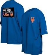 New Era Men's New Era Juan Soto Blue New York Mets Sign Player T-Shirt