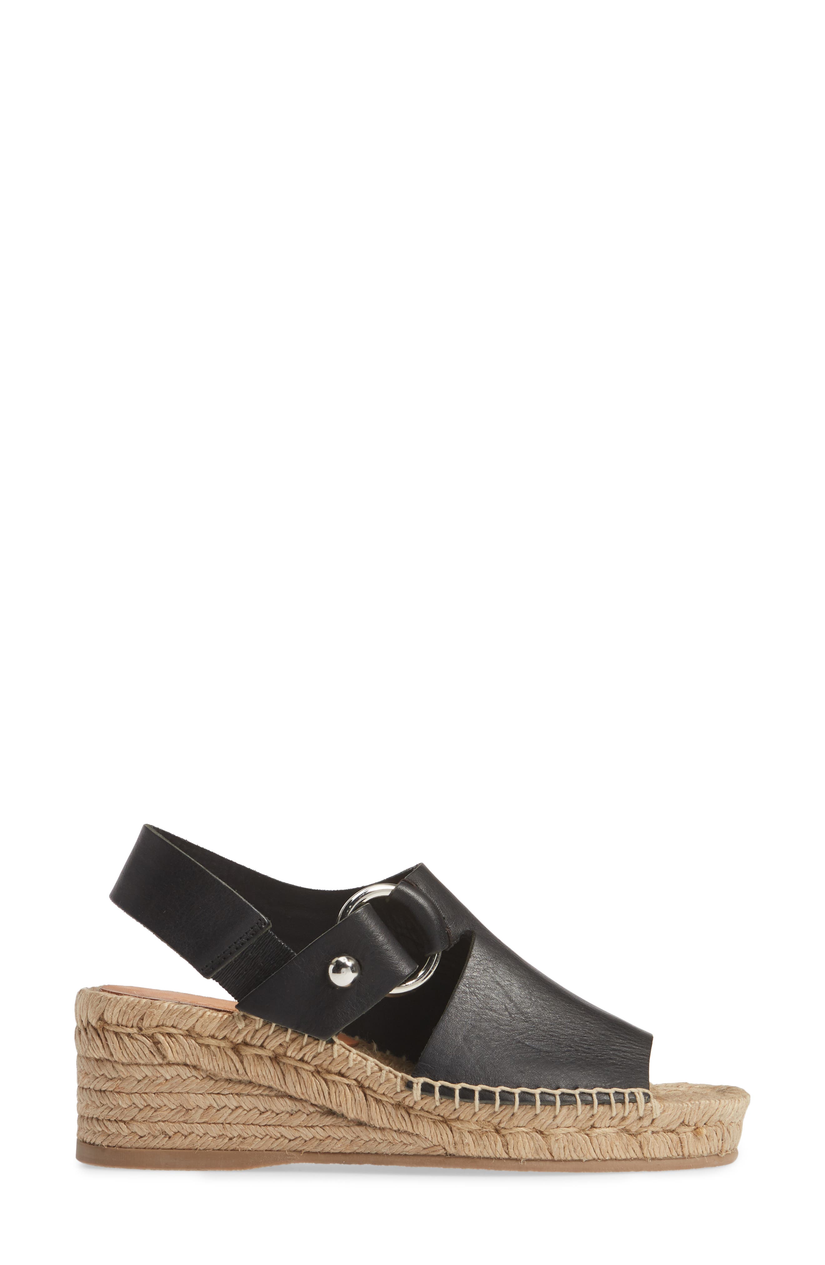 rag & bone Arc Espadrille Wedge Sandal, Alternate, color, 