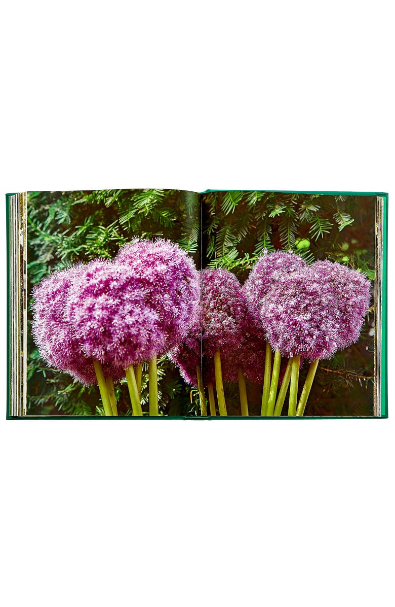 Graphic Image Bunny Williams Life in the Garden Leather Coffee Table Book, Alternate, color, Emerald