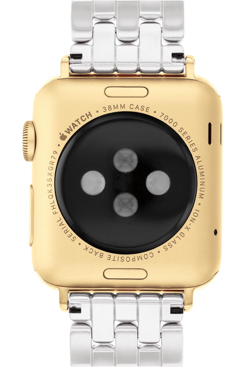 Apple Watch® Two-Tone Bracelet Watchband, Alternate, color, GOLD
