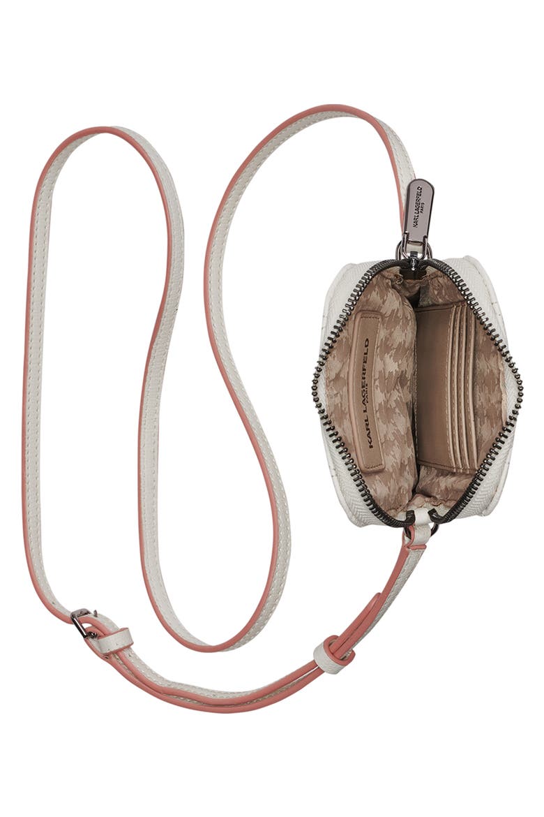Maybelle Wallet on a Chain, Alternate, color, WINTER WHITE MULTI