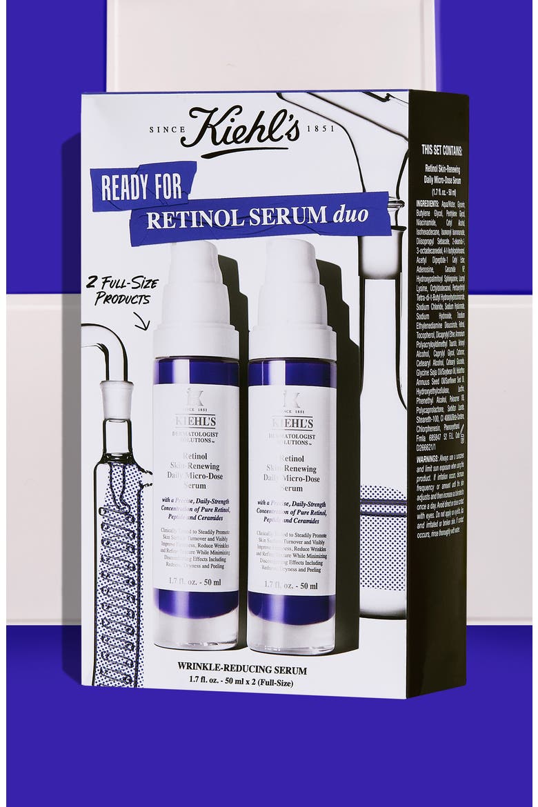 Retinol Skin-Renewing Daily Micro-Dose Serum Duo $184 Value, Alternate, color, NO COLOR