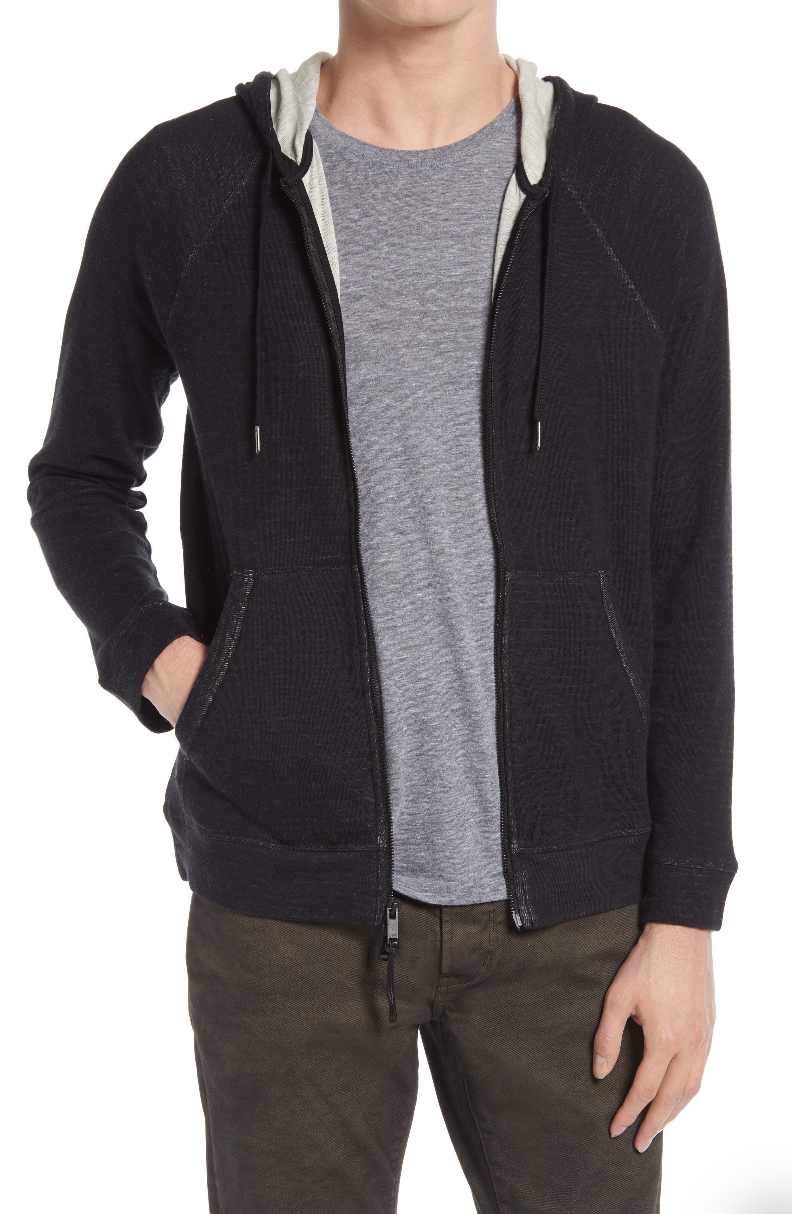 John Varvatos Cotton Blend Hoodie
