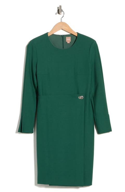 Difeta Long Sleeve Sheath Dress