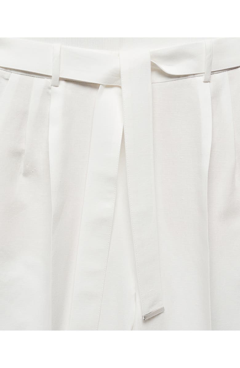 MANGO Sleeveless Belted Jumpsuit, Alternate, color, 