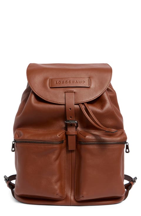LC3D Large Leather Backpack