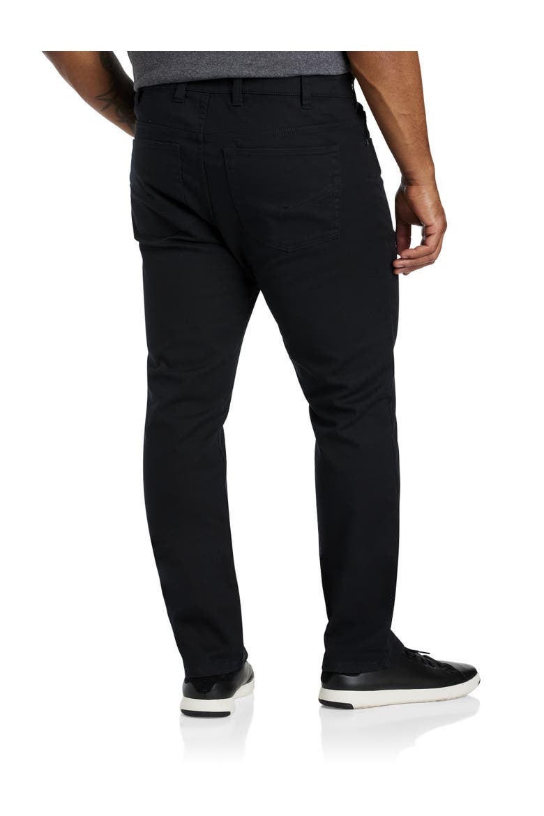 Black Eco Tapered-Fit Stretch Jeans, Alternate, color, BLACK