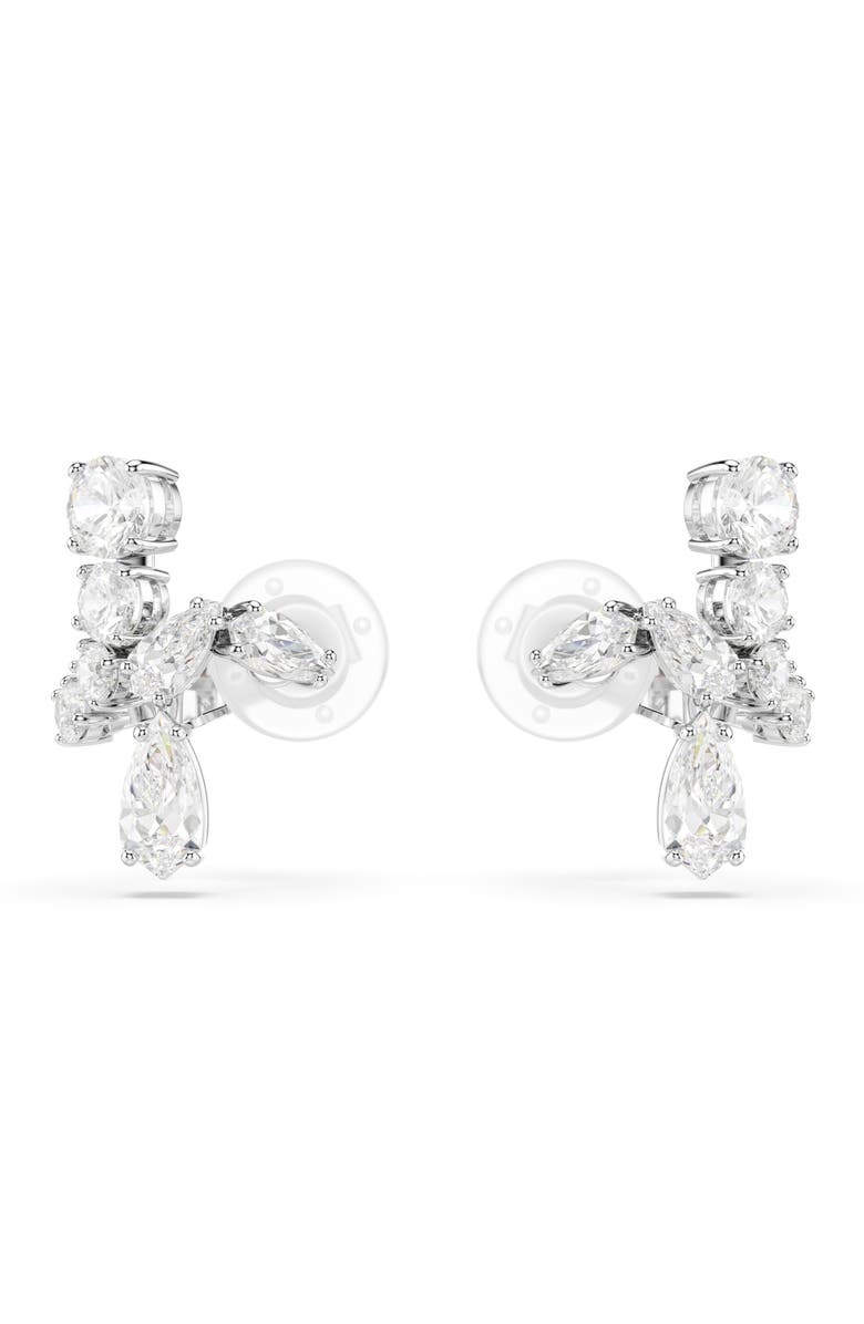 Swarovski Matrix Single Ear Cuff, Main, color, White