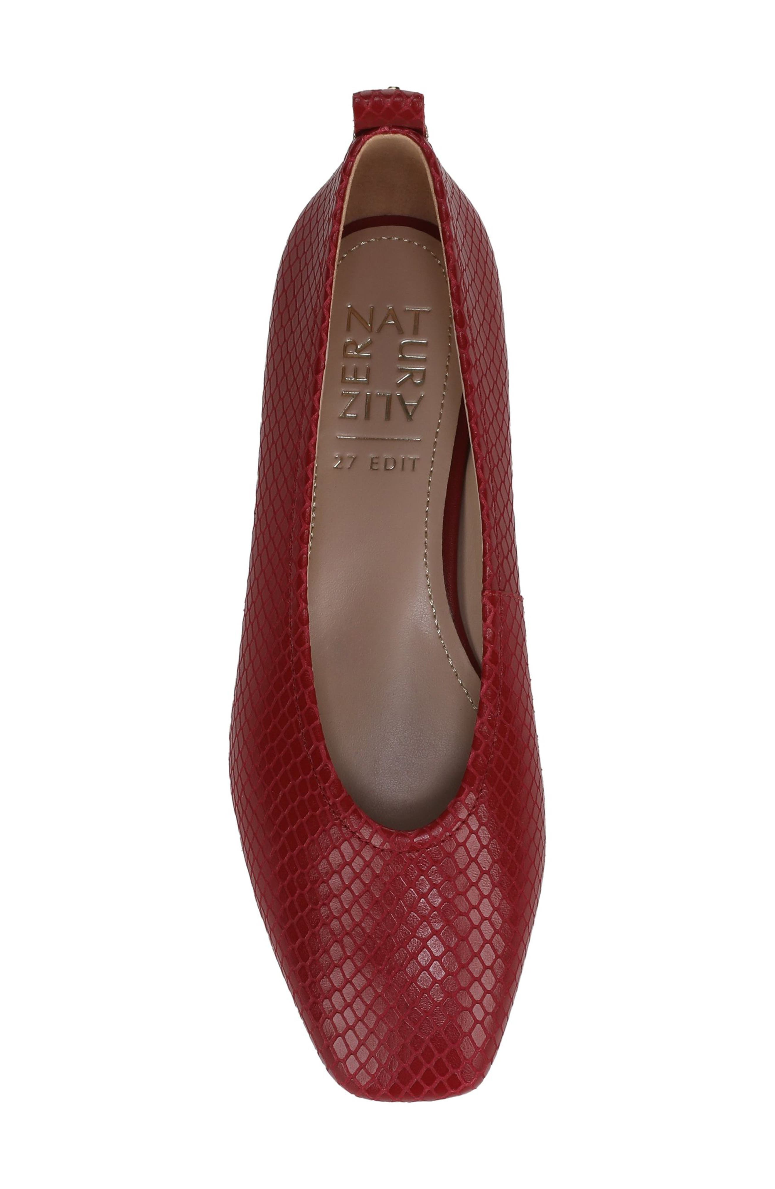 27 EDIT Naturalizer Carla Flat, Alternate, color, Hearts Flame Red