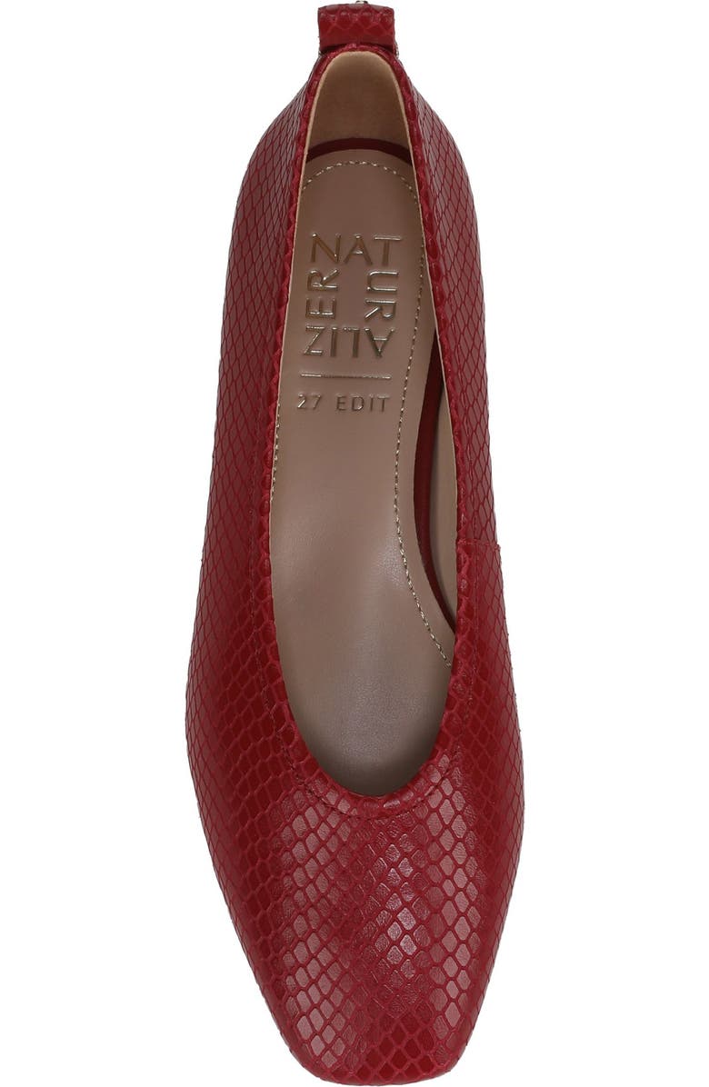 27 EDIT Naturalizer Carla Flat, Alternate, color, Hearts Flame Red