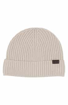Hickey Freeman Cashmere Cardigan Stitch Beanie