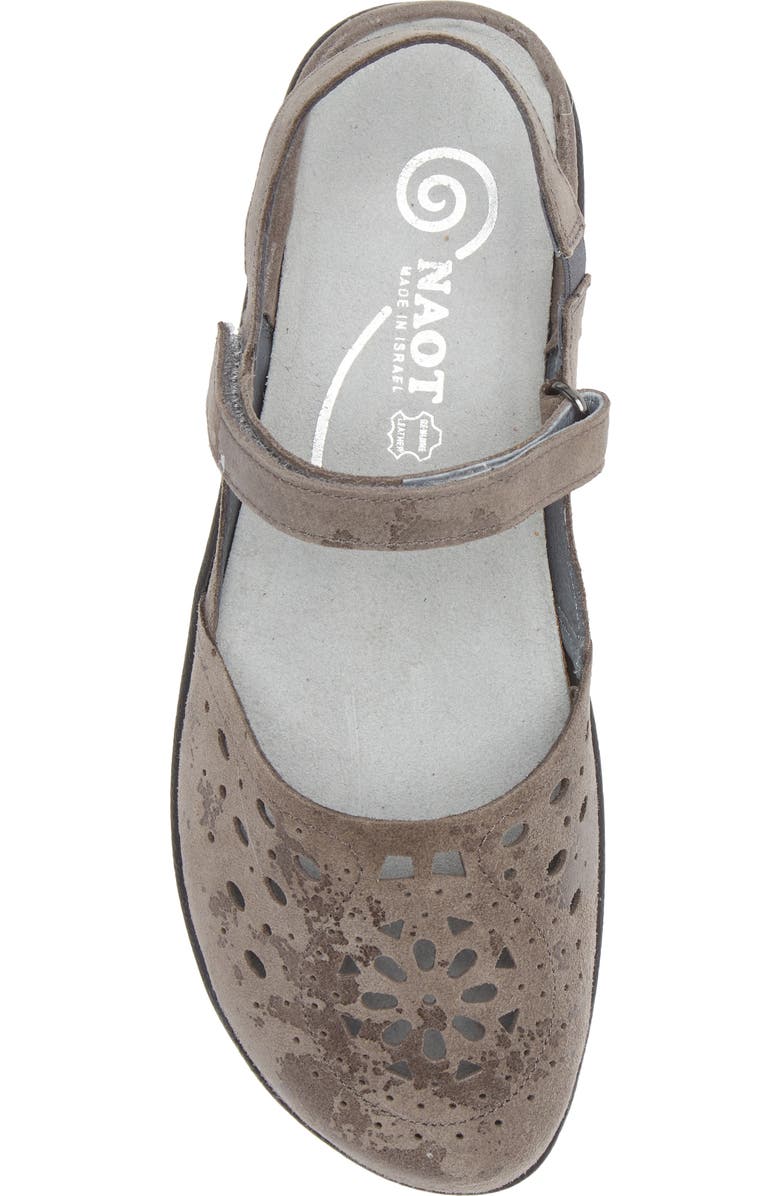 Naot 'Arataki' Mary Jane, Alternate, color, Grey Marble Suede