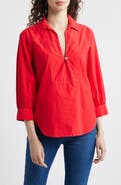Nation LTD Everlee Pima Cotton Popover Top