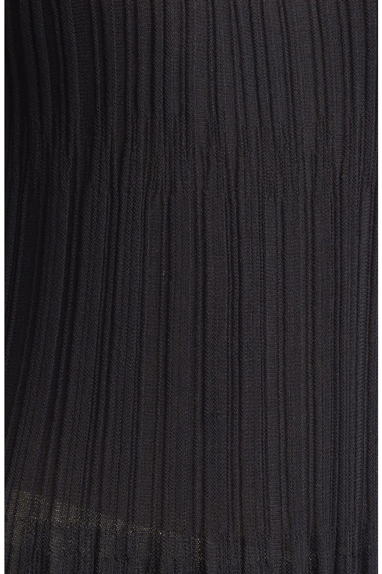 Bennett Layered Hem Rib Sweater Tank, Alternate, color, BLACK/ BLACK