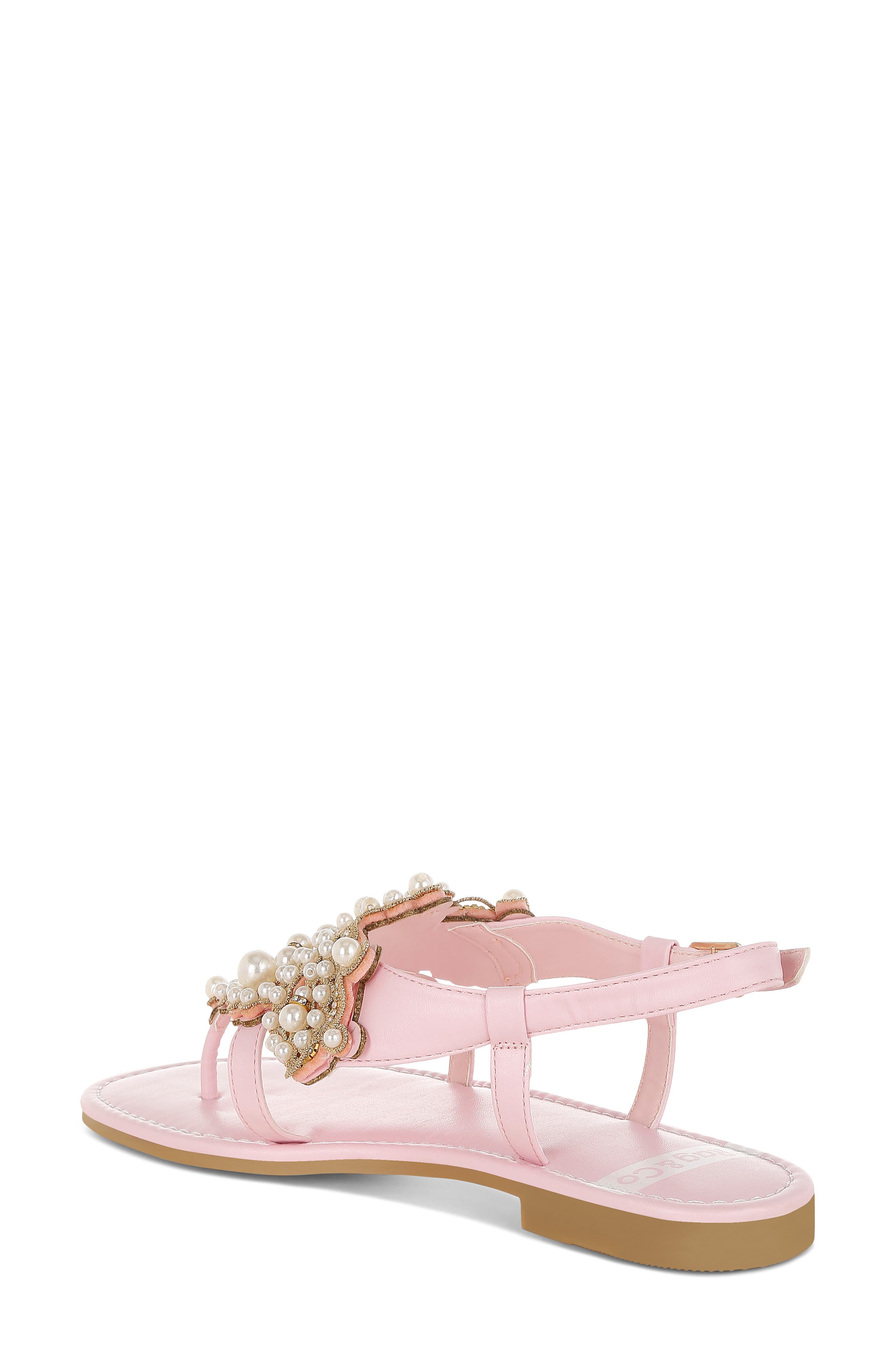 Nayasa Faux Pearl Sandal, Alternate, color, PINK