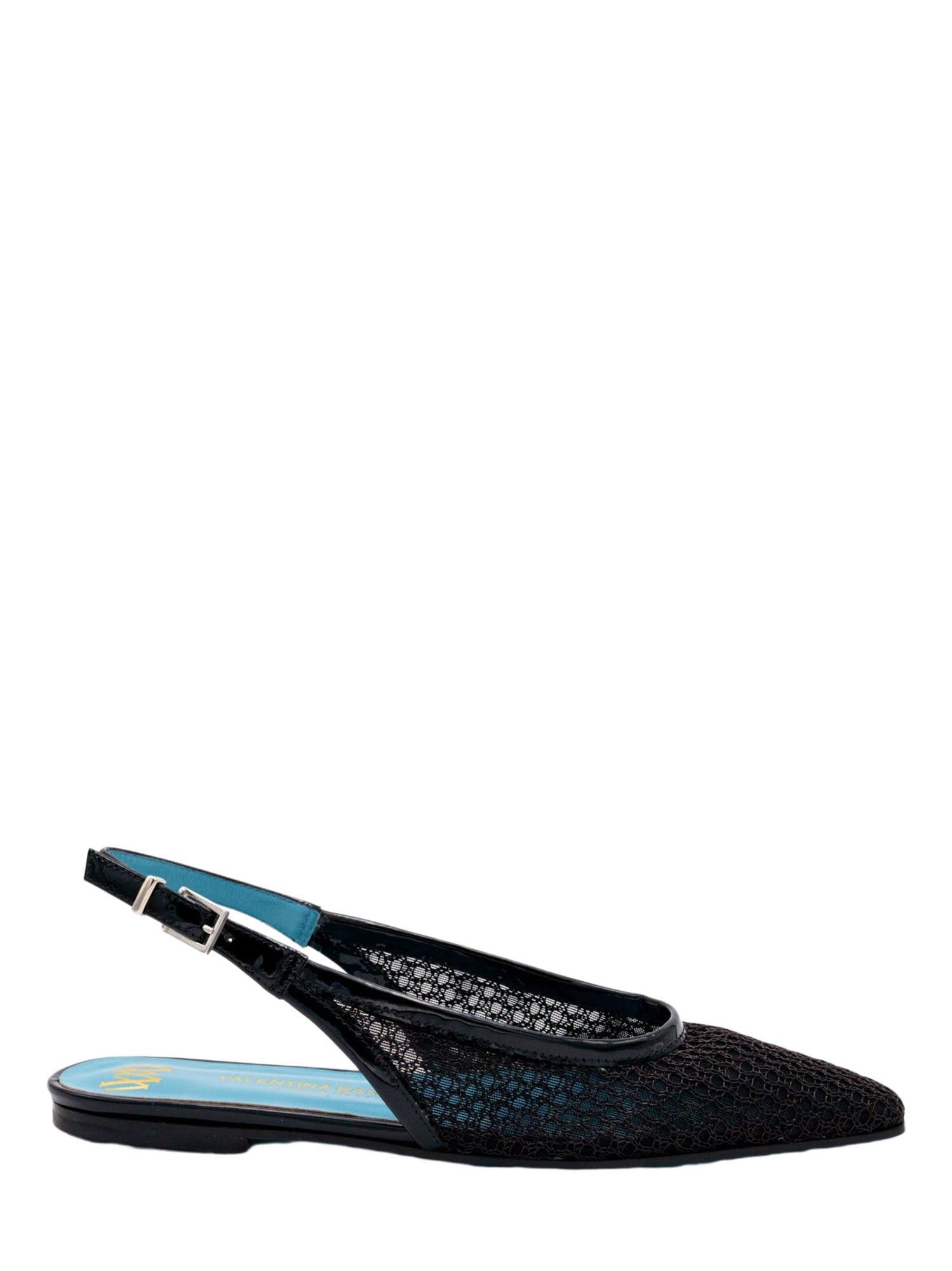 Valentina Rangoni Giulia Sling Bakck Flat, Alternate, color, Black