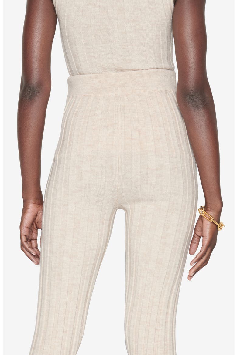 Val Ribbed Wool Leggings, Alternate, color, CREAM