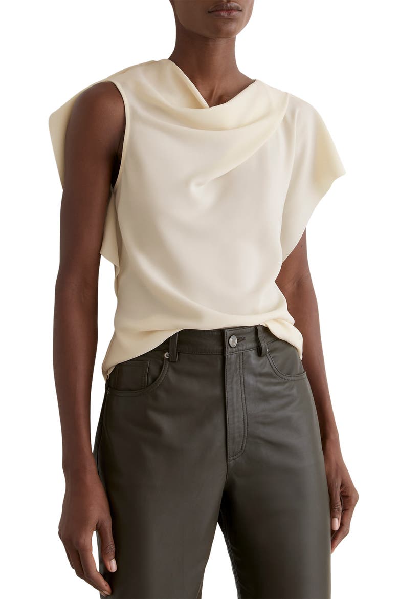 Natalie Asymmetric T-Shirt, Main, color, IVORY