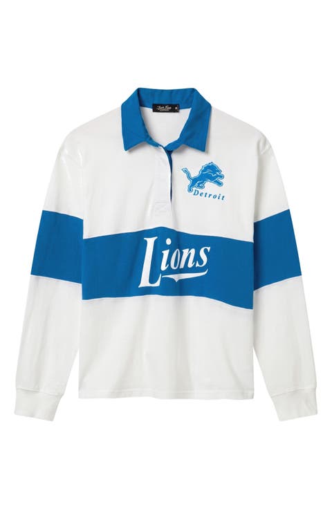 Detroit Lions Long Sleeve Rugby Polo