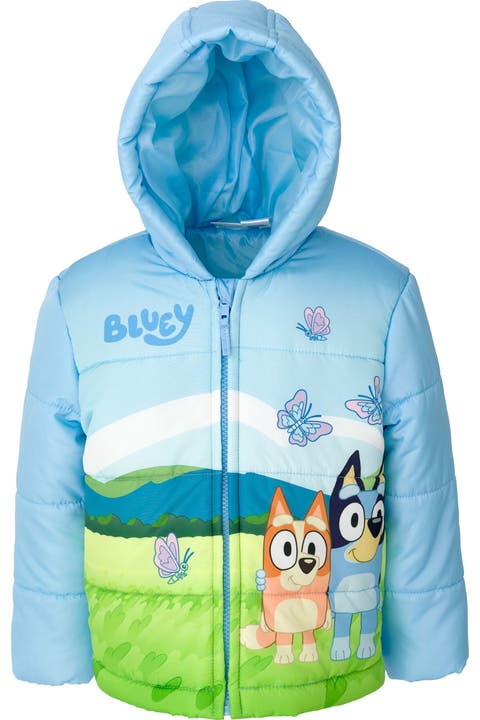 Hooded Zip-Up Puffer Jacket