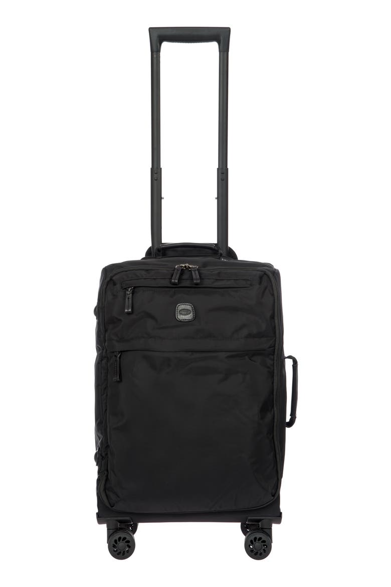 X-Bag 21-Inch Spinner Carry-On, Main, color, BLACK/ BLACK
