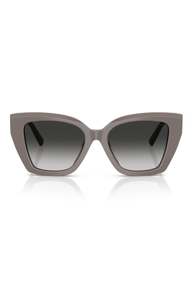 52mm Gradient Square Sunglasses, Main, color, CHOCOLATE TRUFFLE / GREY
