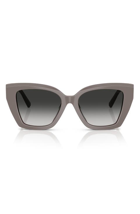52mm Gradient Square Sunglasses