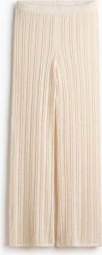 H&M Wide Crochet-look Trousers