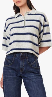 Habitual Stripe Rugby Polo Sweater