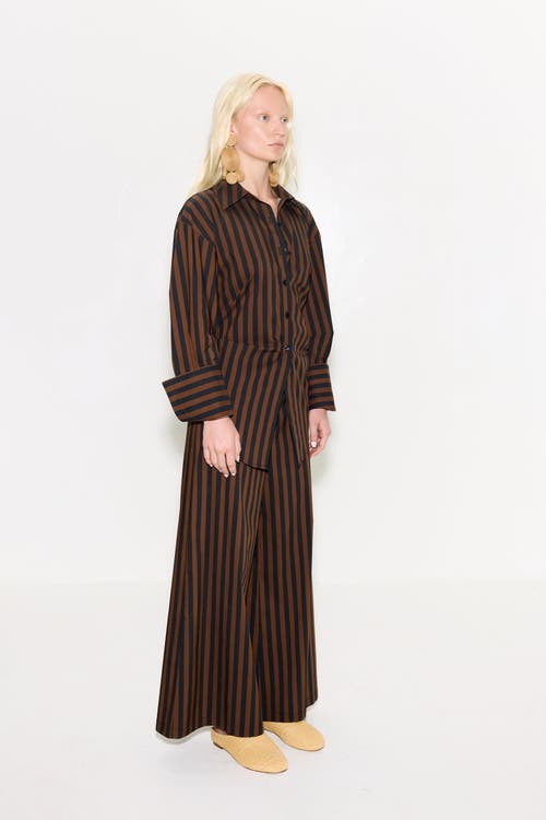 Simonmiller Toni Poplin Pant In Brown