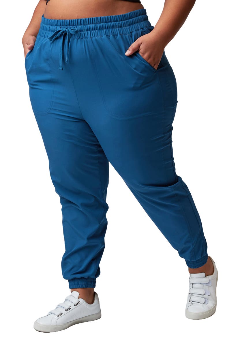 Eco Tech Stretch Joggers, Alternate, color, BREAKWATER