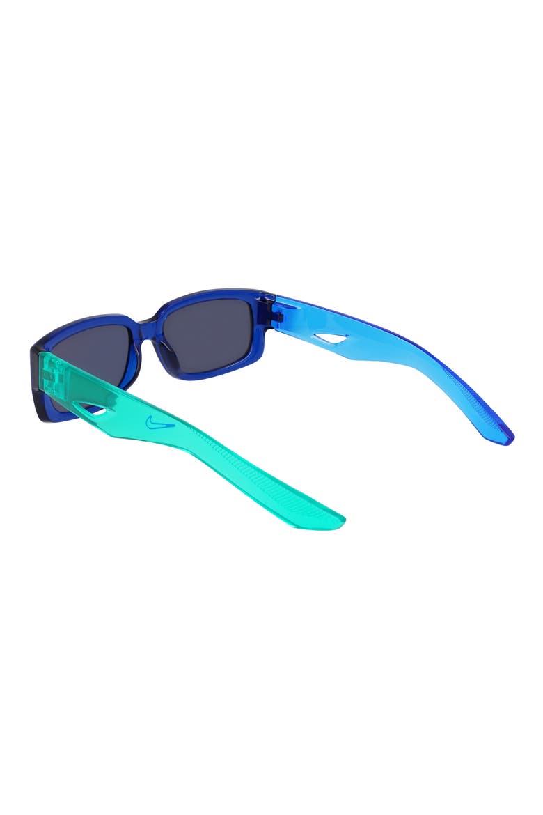 Variant I 56mm Rectangle Sunglasses, Alternate, color, MIDNIGHT NAVY / NAVY