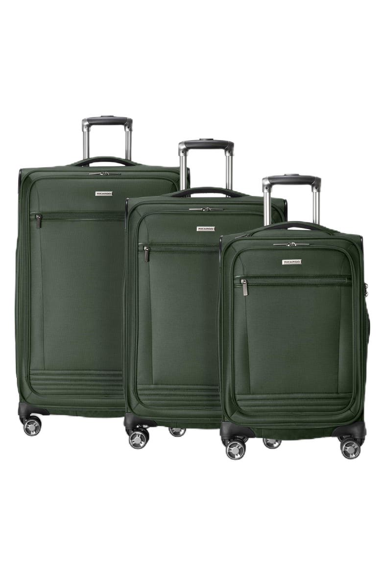 Avalon Softside 3 Piece (20"/24"/28") Luggage Set, Main, color, Juniper Green