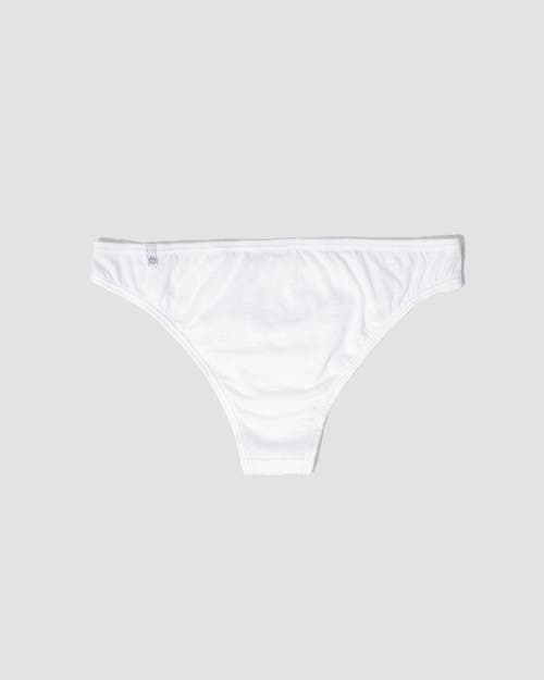 Oddobody Organic Cotton Tanga In Chalk