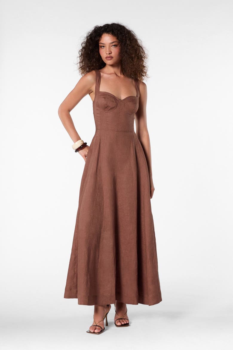 Anya Dress, Main, color, Mocha