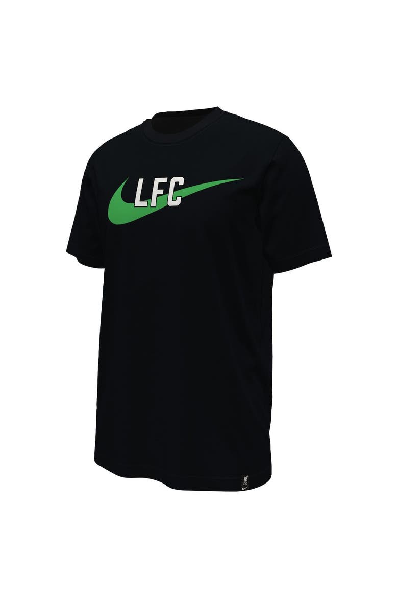 Men's Nike Black Liverpool Swoosh T-Shirt, Alternate, color, Black