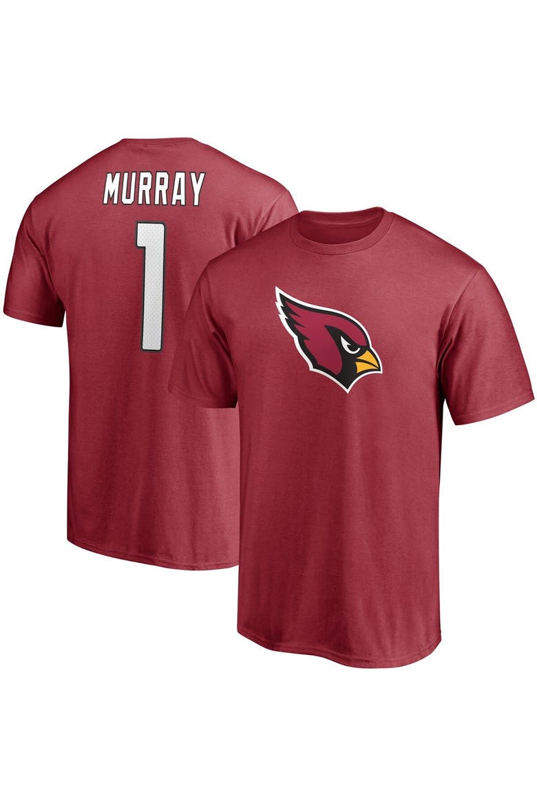 Men's Fanatics Branded Kyler Murray Cardinal Arizona Cardinals Player Icon Name & Number T-Shirt, Main, color, CARDINAL