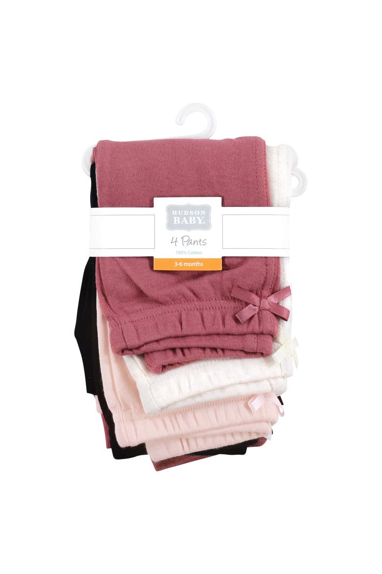 4Pk Everyday Pants Set, Alternate, color, Black Mauve