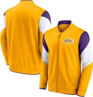 FANATICS Men's Fanatics Branded Gold/Purple Los Angeles Lakers League Best Performance Full-Zip Top