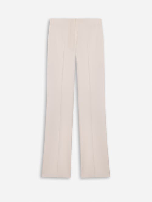 Nocturne High Waist Slit Hem Trousers in Ivory at Nordstrom, Size Small