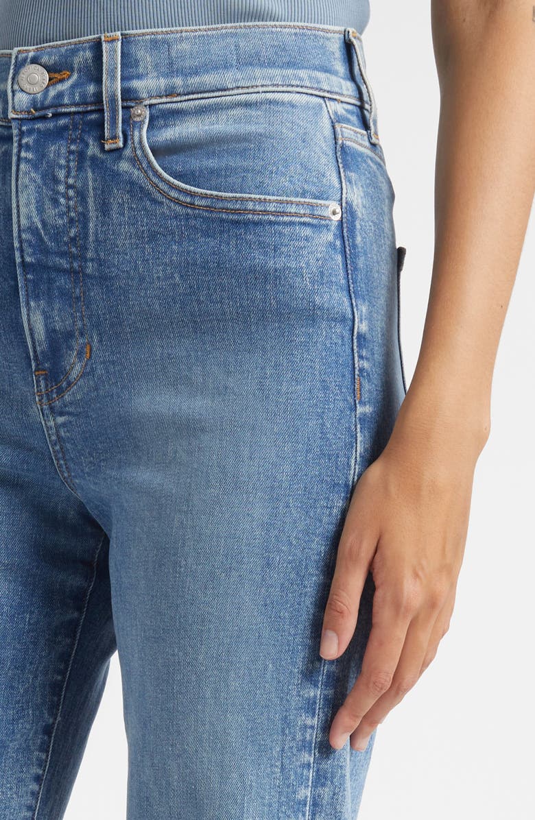 Veronica Beard Crosbie High Waist Wide Leg Jeans, Alternate, color, Ripple Haze