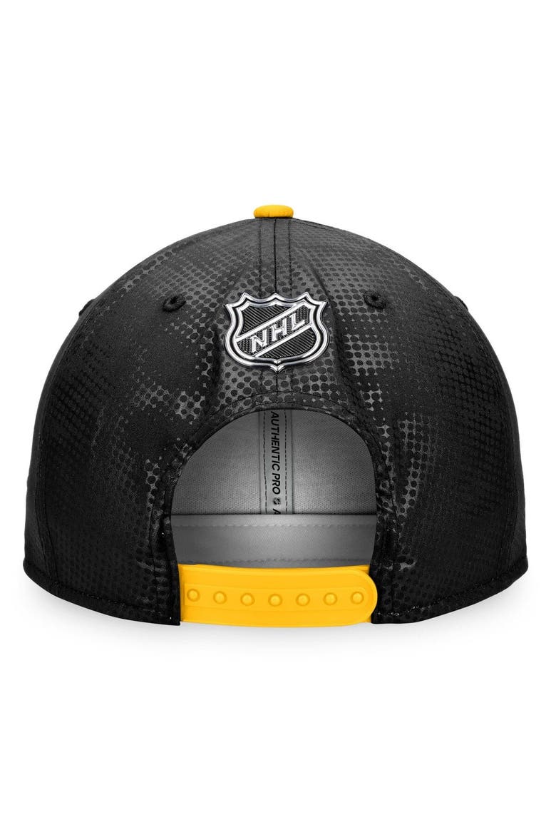 Men's Fanatics Branded Black/Gold Boston Bruins Authentic Pro Alternate Logo Snapback Hat, Alternate, color, Black