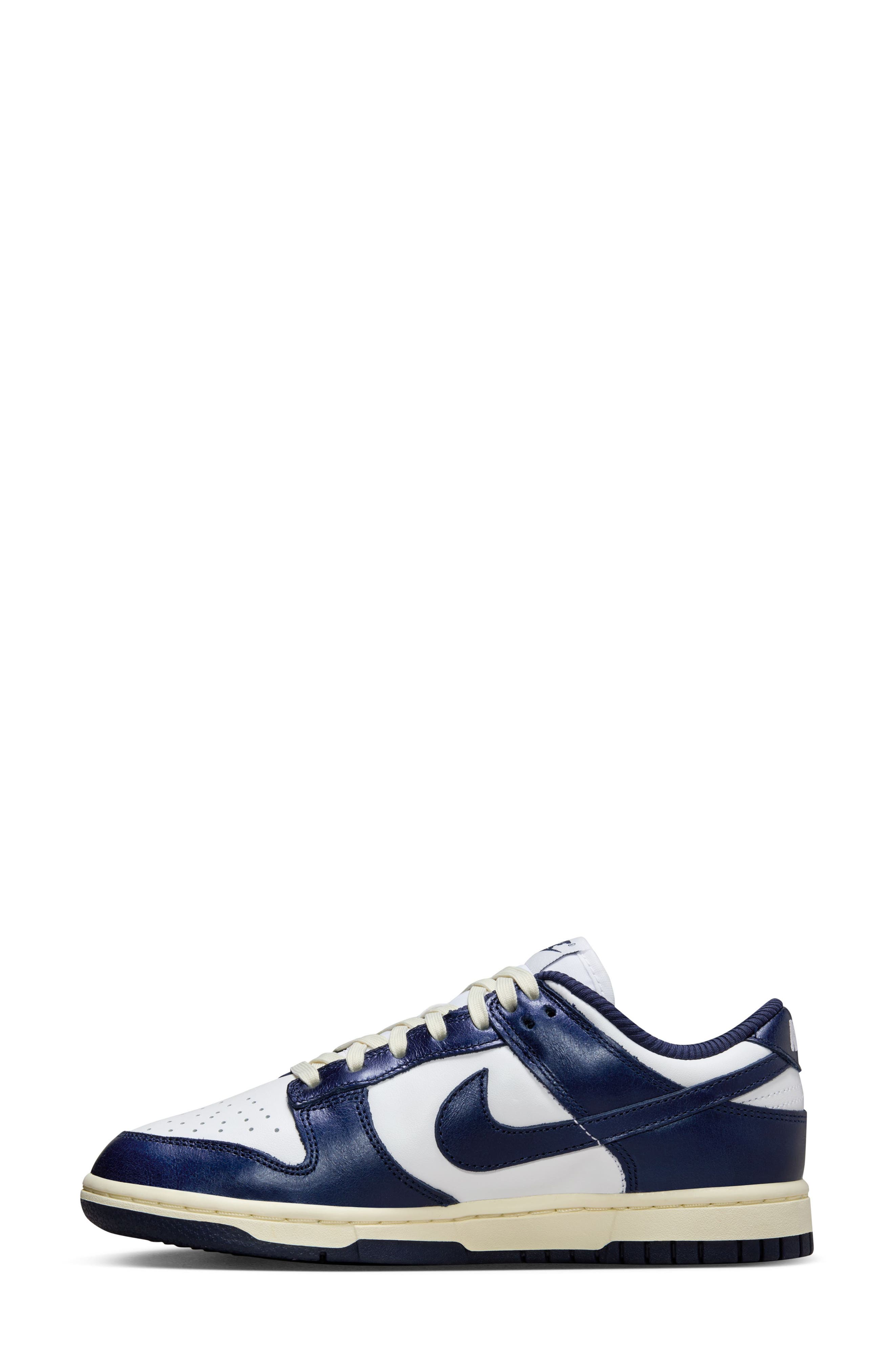 Dunk Low Premium Basketball Sneaker, Alternate, color, WHITE/ MIDNIGHT/ COCONUT MILK