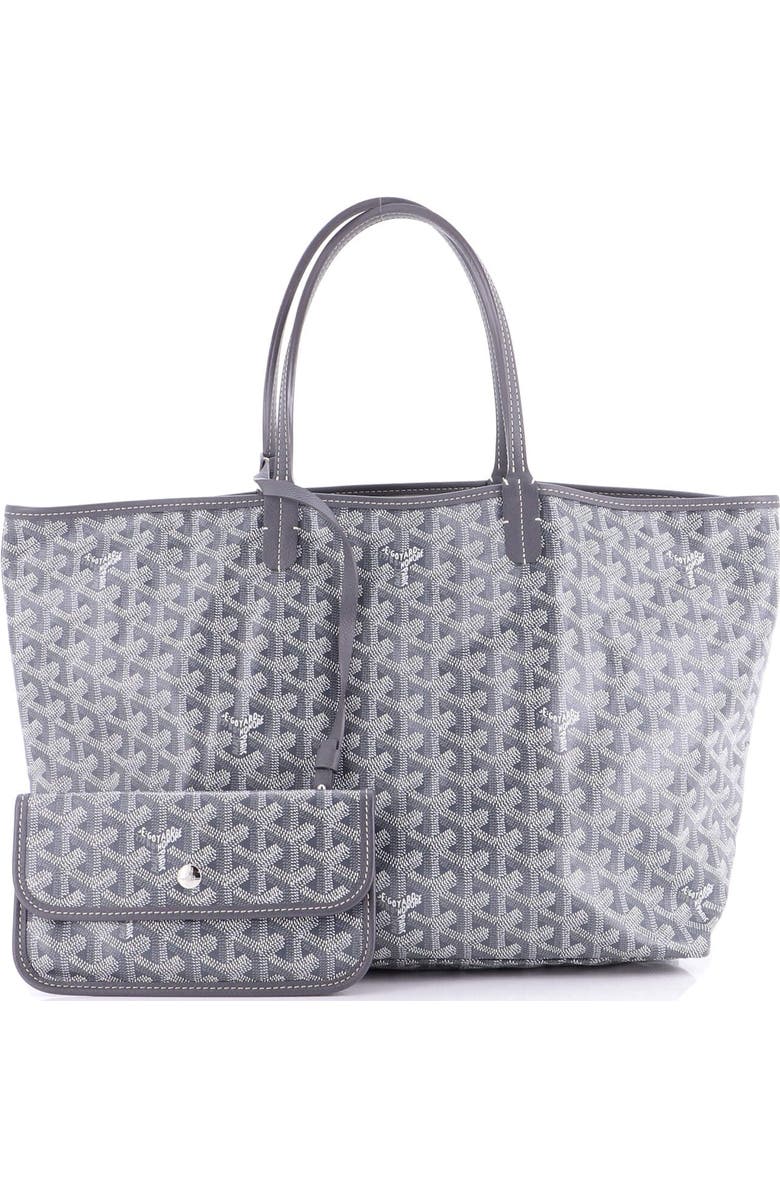 Pre-Owned Goyard Saint Louis Tote Coated Canvas PM, Alternate, color, Gray